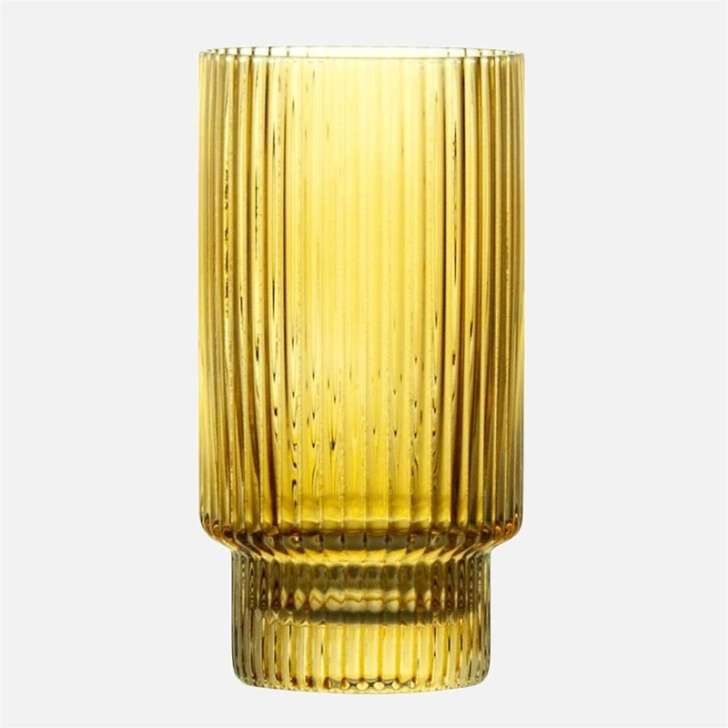 Brilliant Verres striés à soda, ensemble de 4