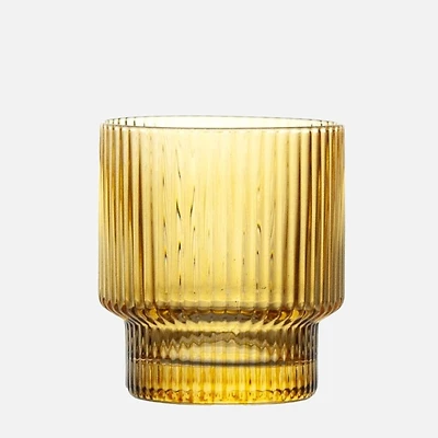 Brilliant Ribbed Whisky Glasses
