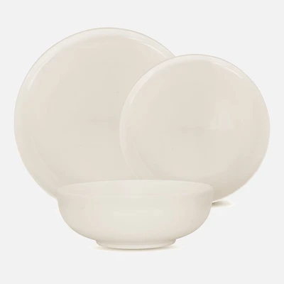 Brilliant Bistro White Dinner Set, 12 Pieces