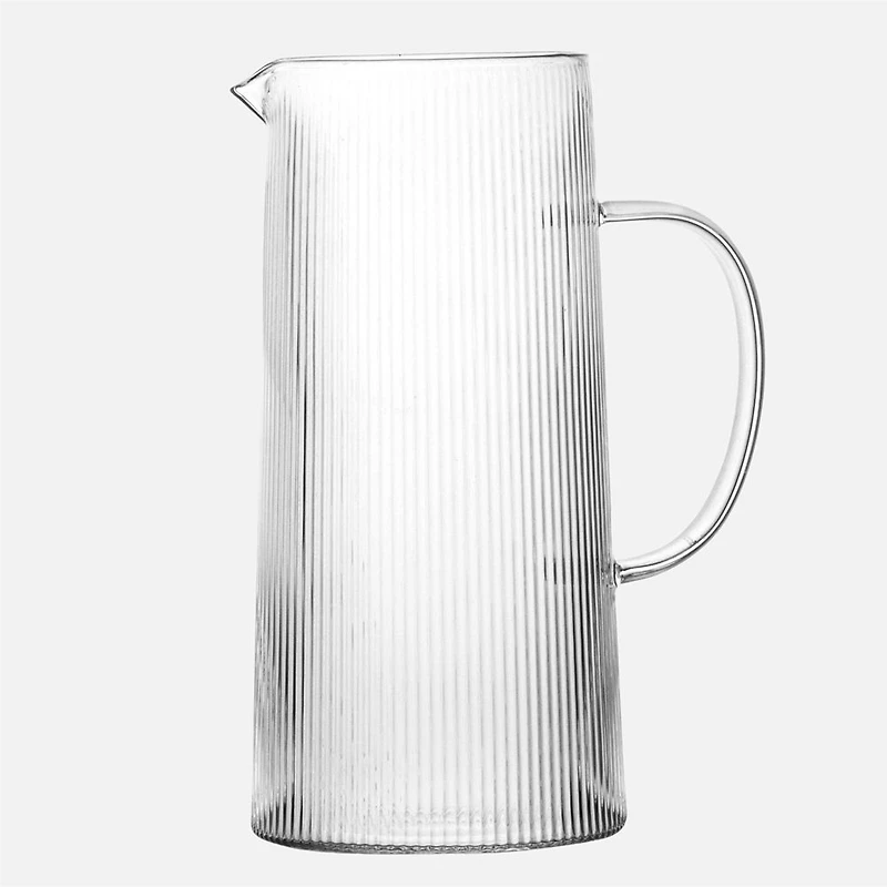Brilliant Ribbed Pitcher, 1.5L - Clear