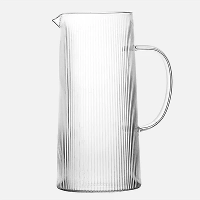 Brilliant Ribbed Pitcher, 1.5L - Clear