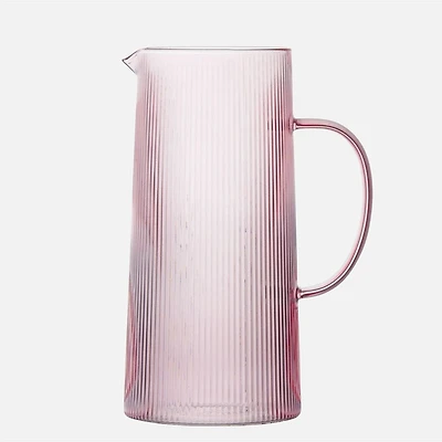 Brilliant Ribbed Pichet, 1,5 L - Rose 