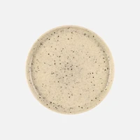 Uno Speckle Assiette Nature par ICM - 17 cm 