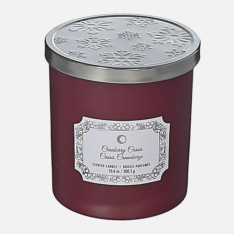 Jar Candle with Lid - Cranberry Cassis