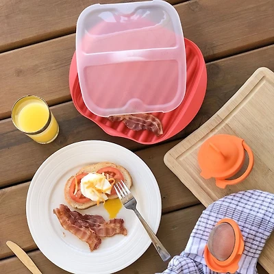 Ensemble de cuisson Lékué pour bacon et œufs