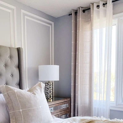 Joyce Semi-Sheer Grommet Curtain