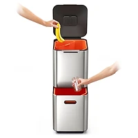 Joseph Joseph Totem™ Compact Stainless Steel Waste Bin