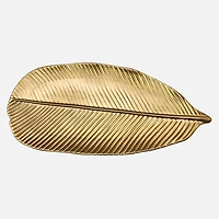 Gold Leaf Plate - 16.25"