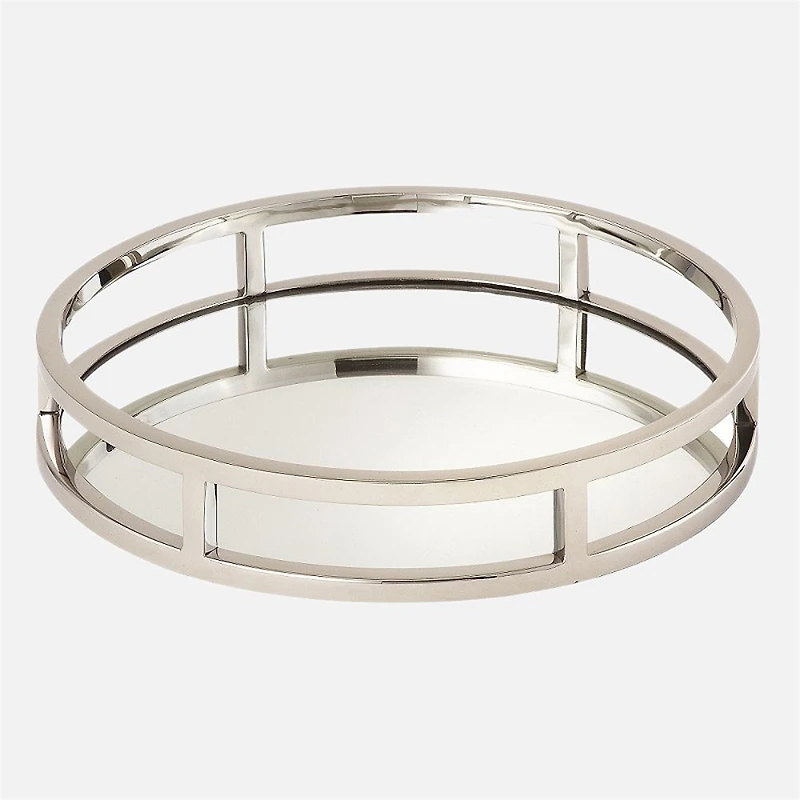 Plateau rond « Elegance » avec miroir