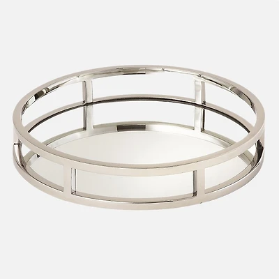 Plateau rond « Elegance » avec miroir