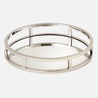 Plateau rond « Elegance » avec miroir