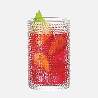 JS Gourmet Verres gaufrés, ensemble de 4