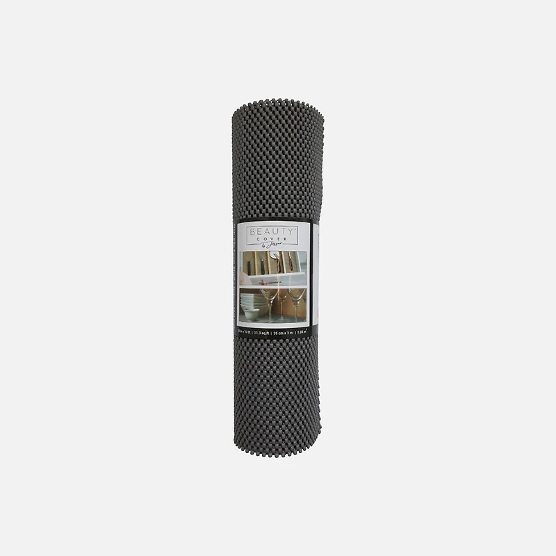 Anti-Slip Non-Adhesive Shelf & Drawer Liner Roll - Grey