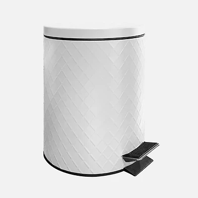 JS Soft Closing Bin, 5L - White