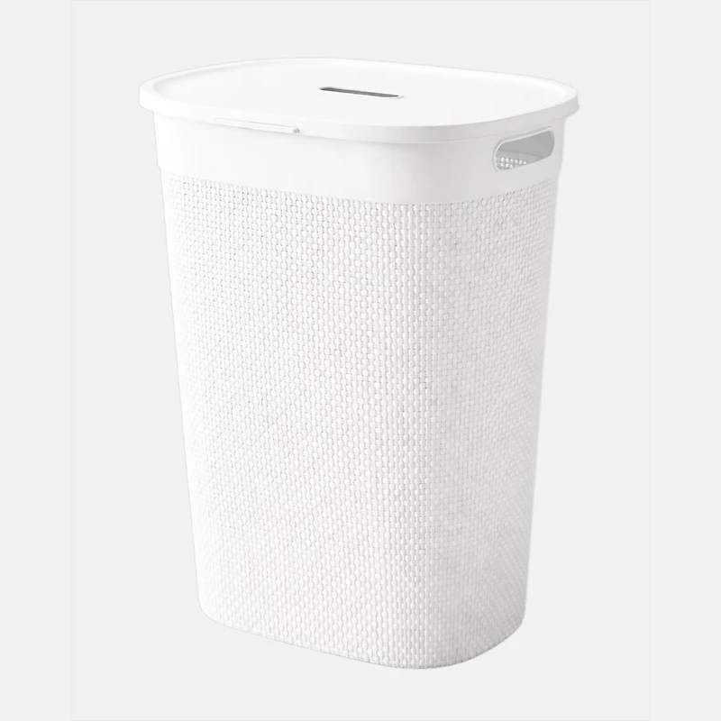 Laundry Basket, 55L - White