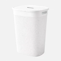 Laundry Basket, 55L - White
