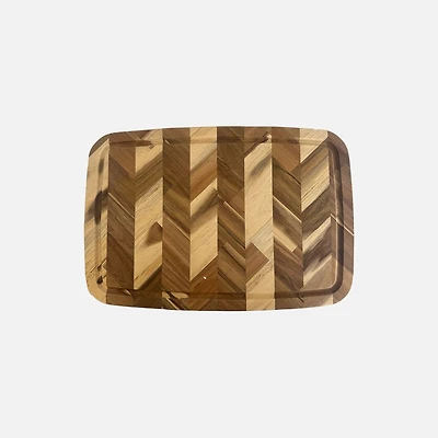 JS Gourmet Rectangular Cutting Board Acacia Wood