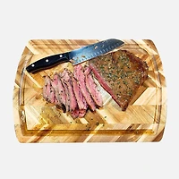 JS Gourmet Rectangular Cutting Board Acacia Wood