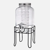 JS GOURMET Drink Dispenser With Built-In Diffuser, 4L