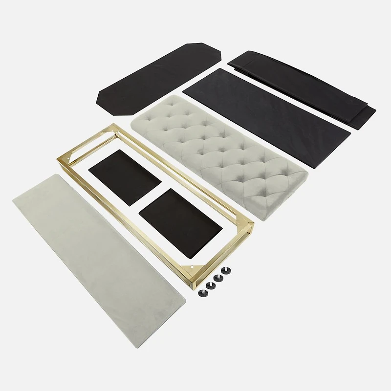 Jessica Banc de rangement - Sable Or