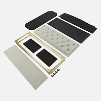 Jessica Banc de rangement - Sable Or