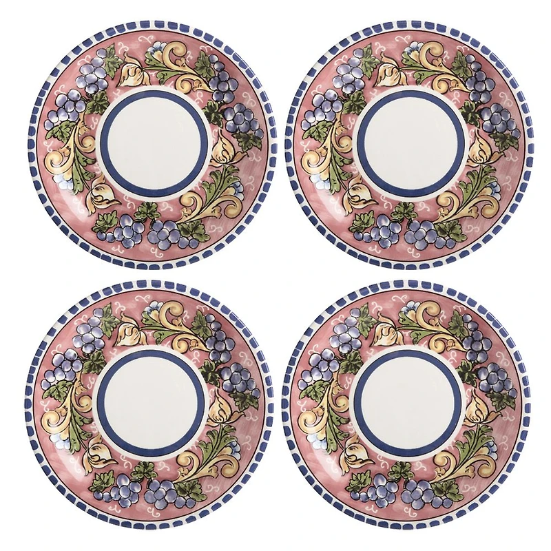 Set of 6 Salerno Grapes Plates by Maxwell & Williams (26,5 cm) - Grapes