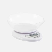 JS GOURMET Digital Kitchen Scale - White