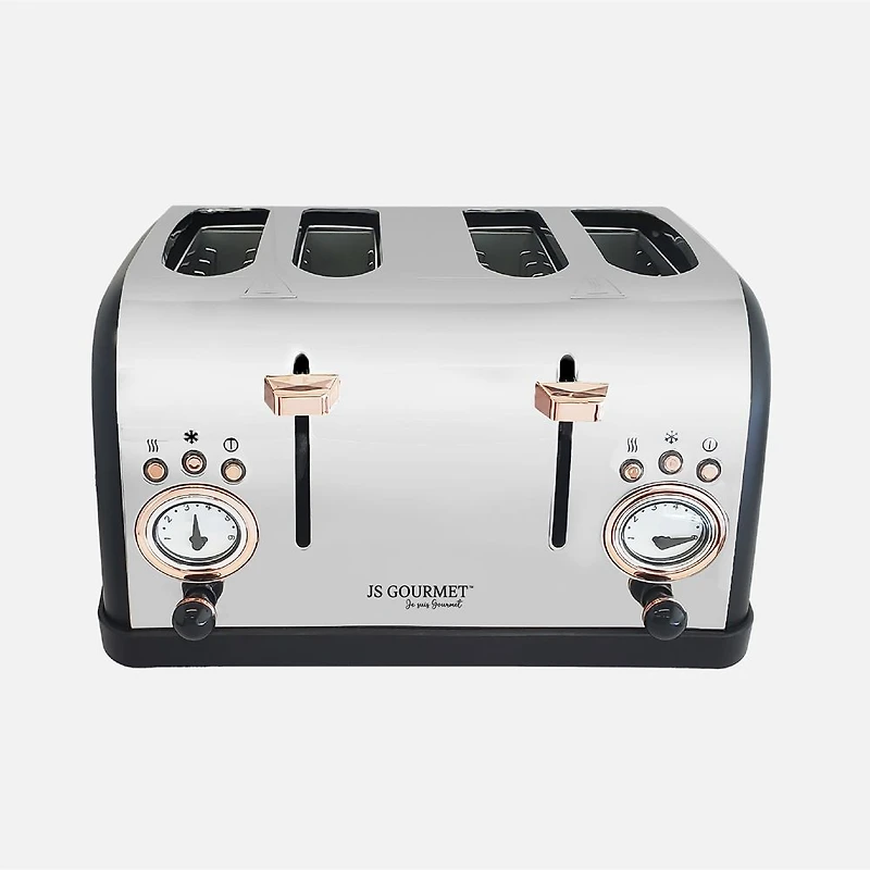 JS GOURMET 4 Slice Toaster