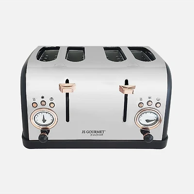 JS GOURMET 4 Slice Toaster