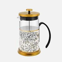 JS GOURMET cafétière à piston en verre - 600 ml 