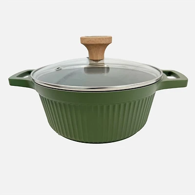 JS GOURMET VerAroma Die Cast Aluminium Ceramic Non-Stick Casserole