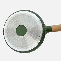 JS GOURMET VerAroma Die Cast Aluminium Ceramic Non-Stick Fry Pan With Ribbed Design