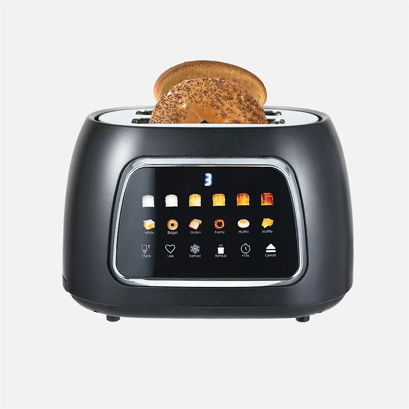 JS GOURMET VerAroma Smart Digital -Slice Wide Slot Toaster
