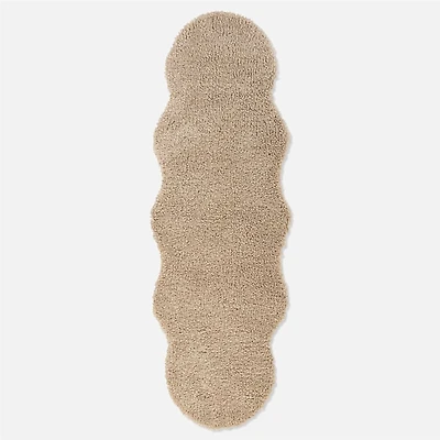 Junno Curly Fur Carpet, 2' x 6