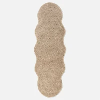 Junno Curly Fur Carpet, 2' x 6