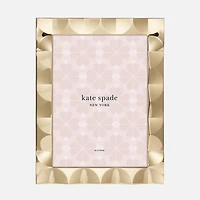 Kate Spade South Street Gold Scallop Picture Frame - 8'' x 10''
