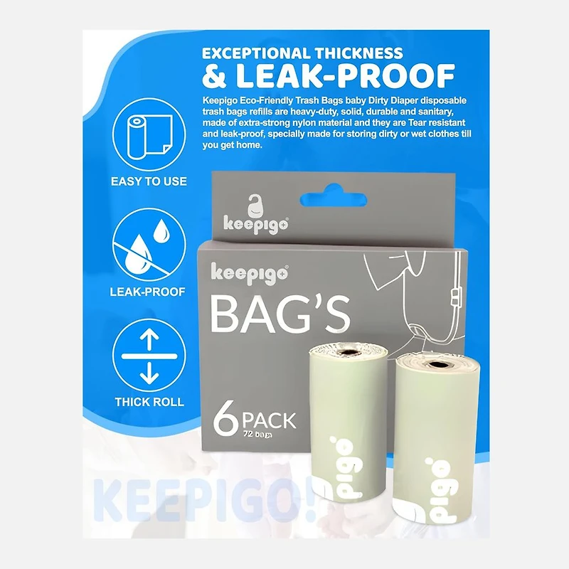 Keepigo Sacs à couches jetables