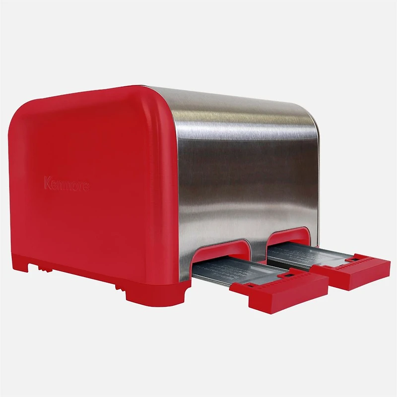 Kenmore 4 Slice Toaster Extra Wide Slots - Red