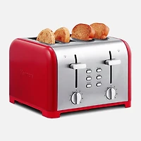 Kenmore 4 Slice Toaster Extra Wide Slots - Red