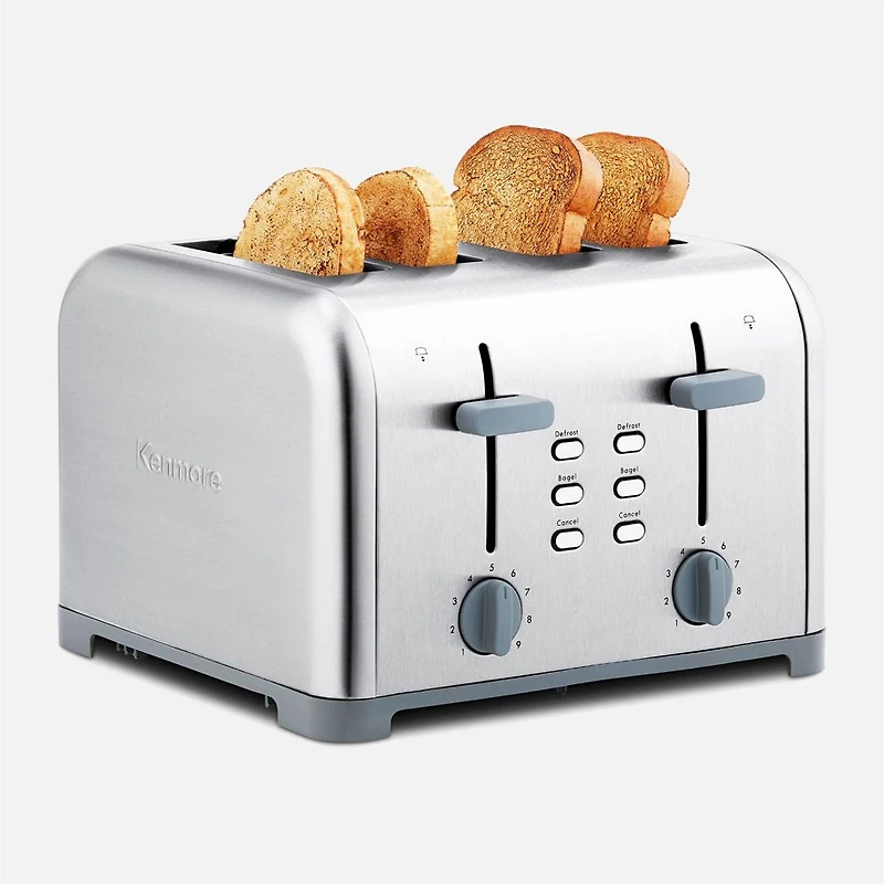 Kenmore Stainless Steel Toaster, 4-Slice