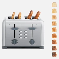 Kenmore Grille-pain en acier inoxydable, 4 tranches