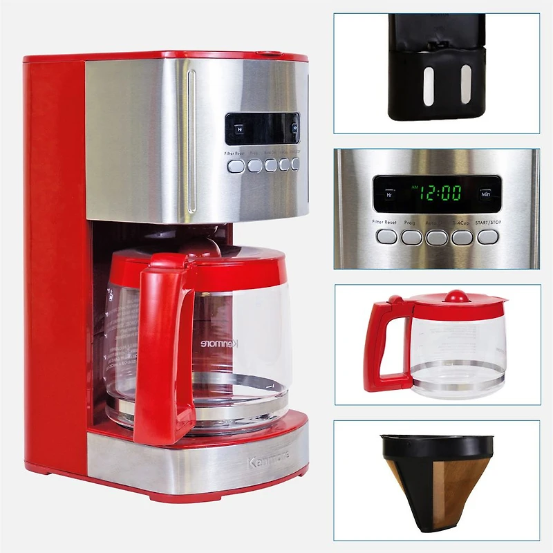Kenmore Programmable Coffee Maker 12 Cup