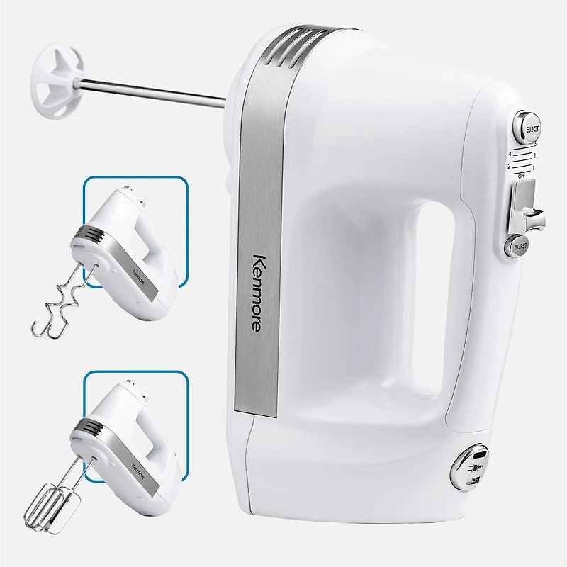 Kenmore 5-Speed Electric Hand Mixer with Storage Case