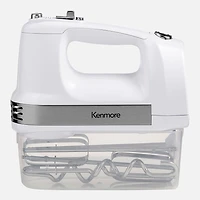 Kenmore 5-Speed Electric Hand Mixer with Storage Case
