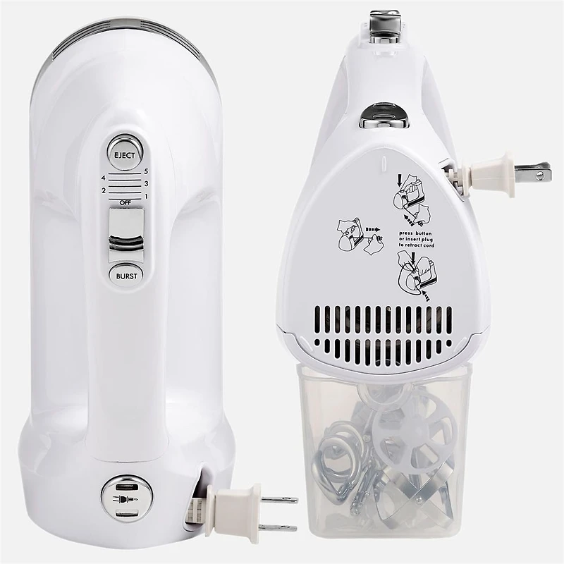 Kenmore 5-Speed Electric Hand Mixer with Storage Case