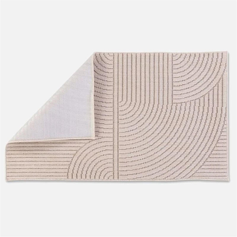 Knox Loop Tufted Washable Rug - Beige