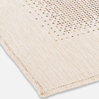 Knox Loop Tufted Washable Rug - Ivory/Gold
