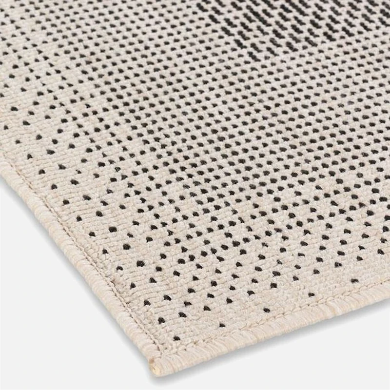 Knox Loop Tufted Washable Rug - Black