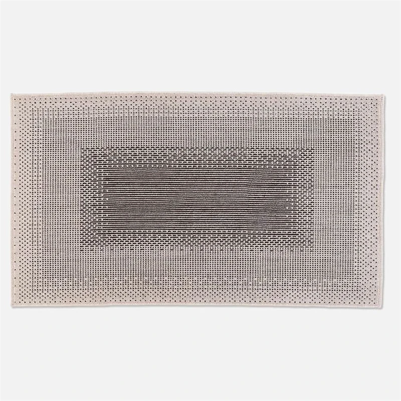 Knox Loop Tufted Washable Rug - Black