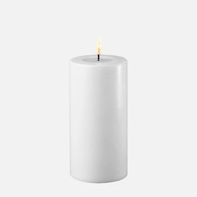 Deluxe Indoor LED Candle - 3x6", White